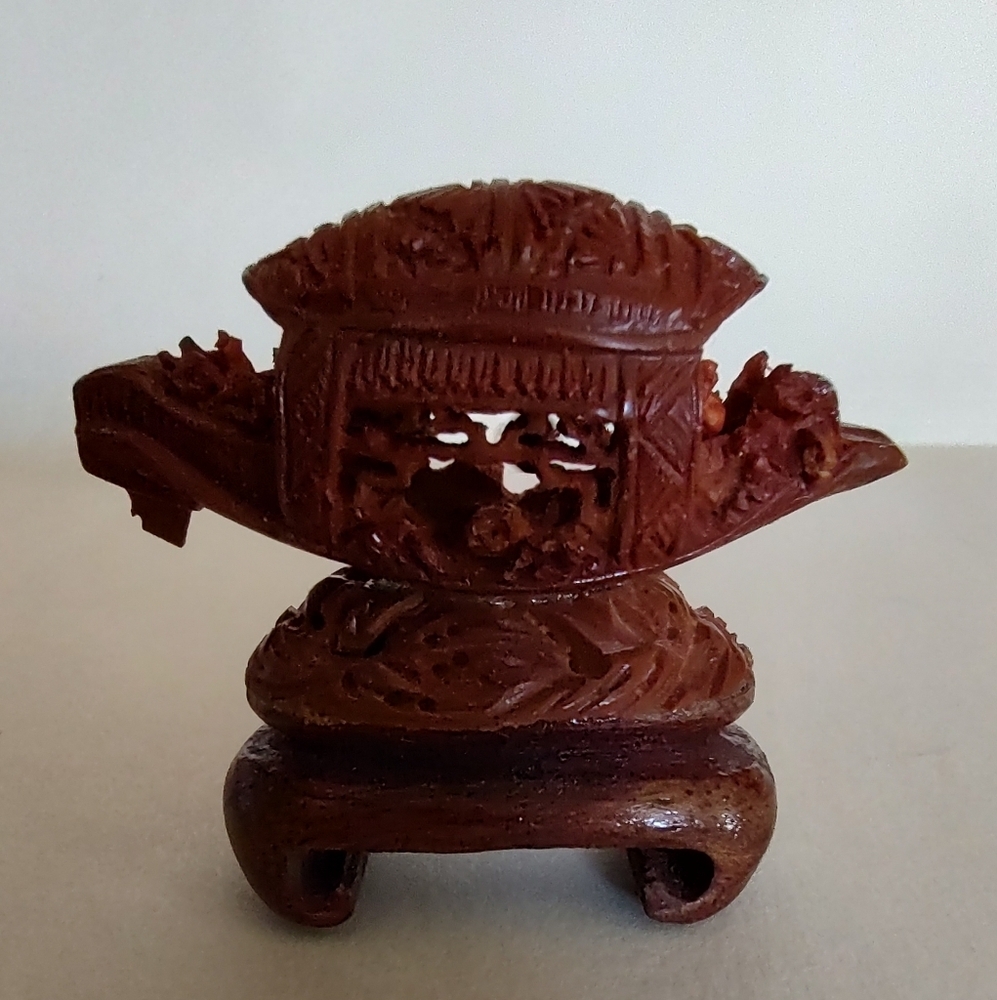Vintage Lan Diao  Miniature Boat